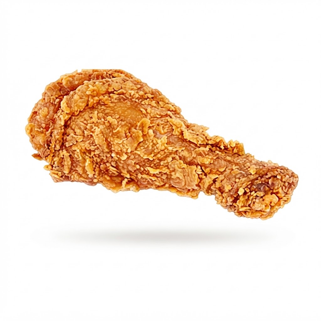 injected chicken piece